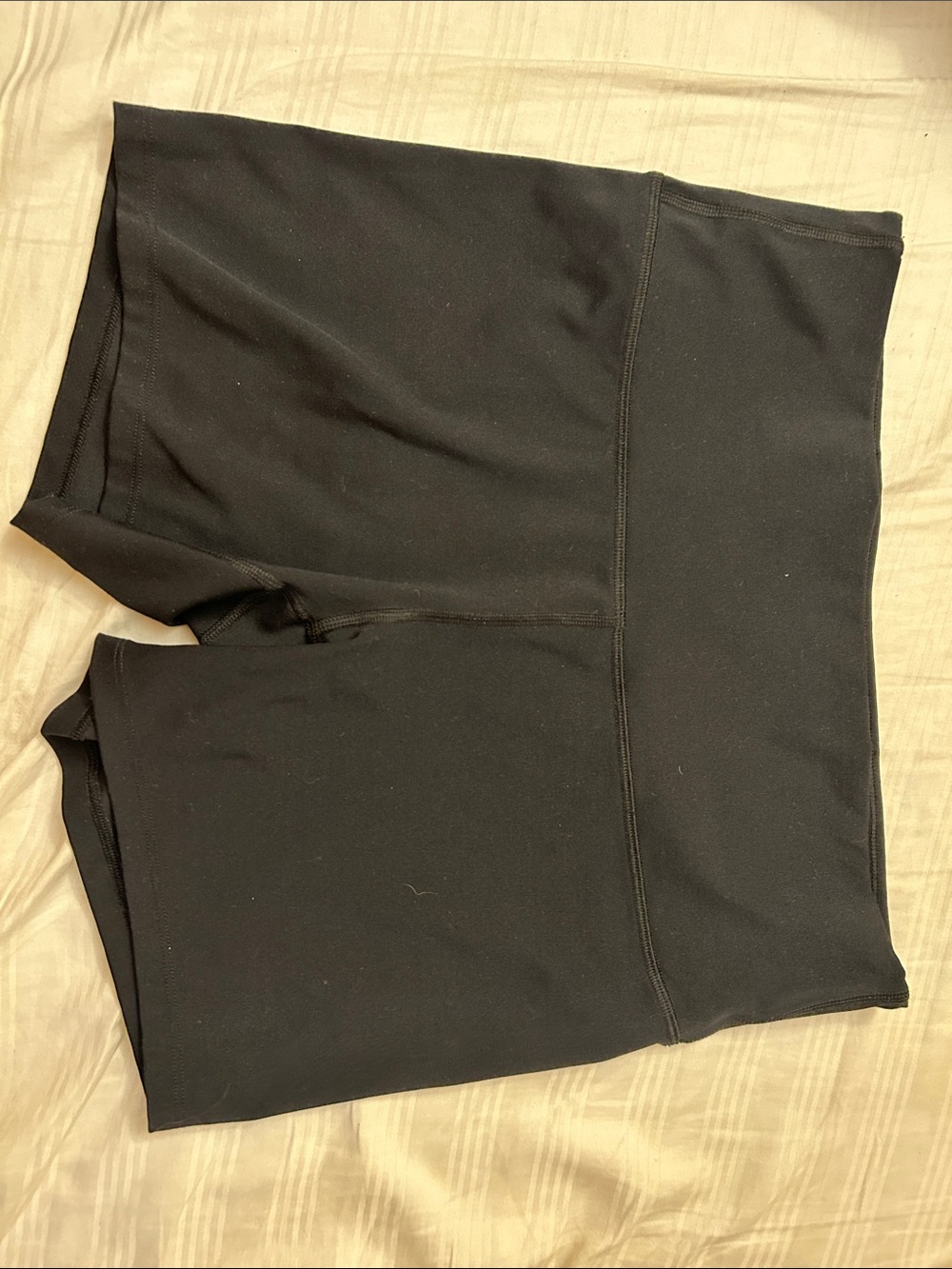 Black Athletic Bike Shorts